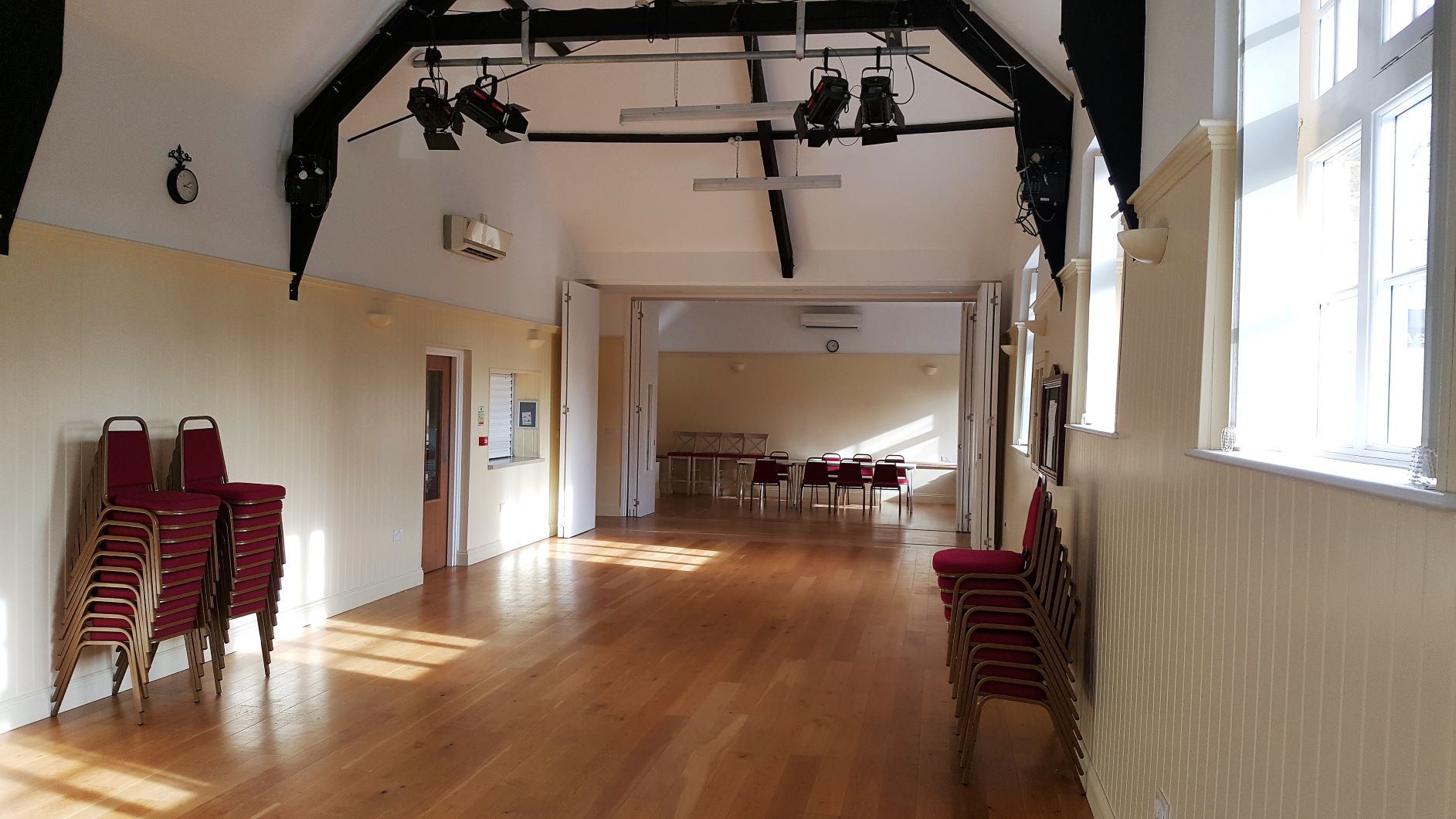 main hall and meeting room